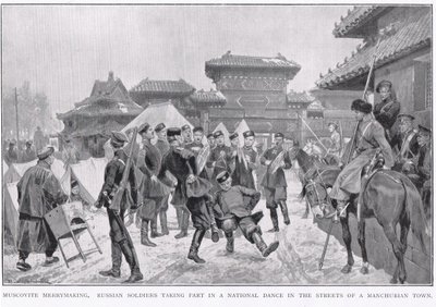 Muscovite Merrymaking during the Russo-Japanese War by Richard Caton Woodville junior